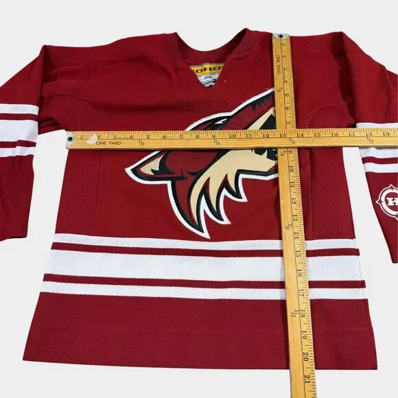 Vintage Phoenix Arizona Coyotes NHL Hockey Jersey Koho Red Youth Small/Medium S/ - Picture 9 of 11